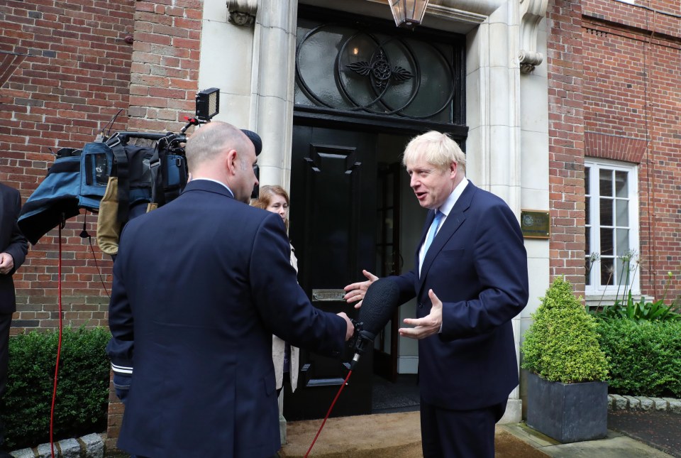  Boris is in Northern Ireland for the last leg on his tour