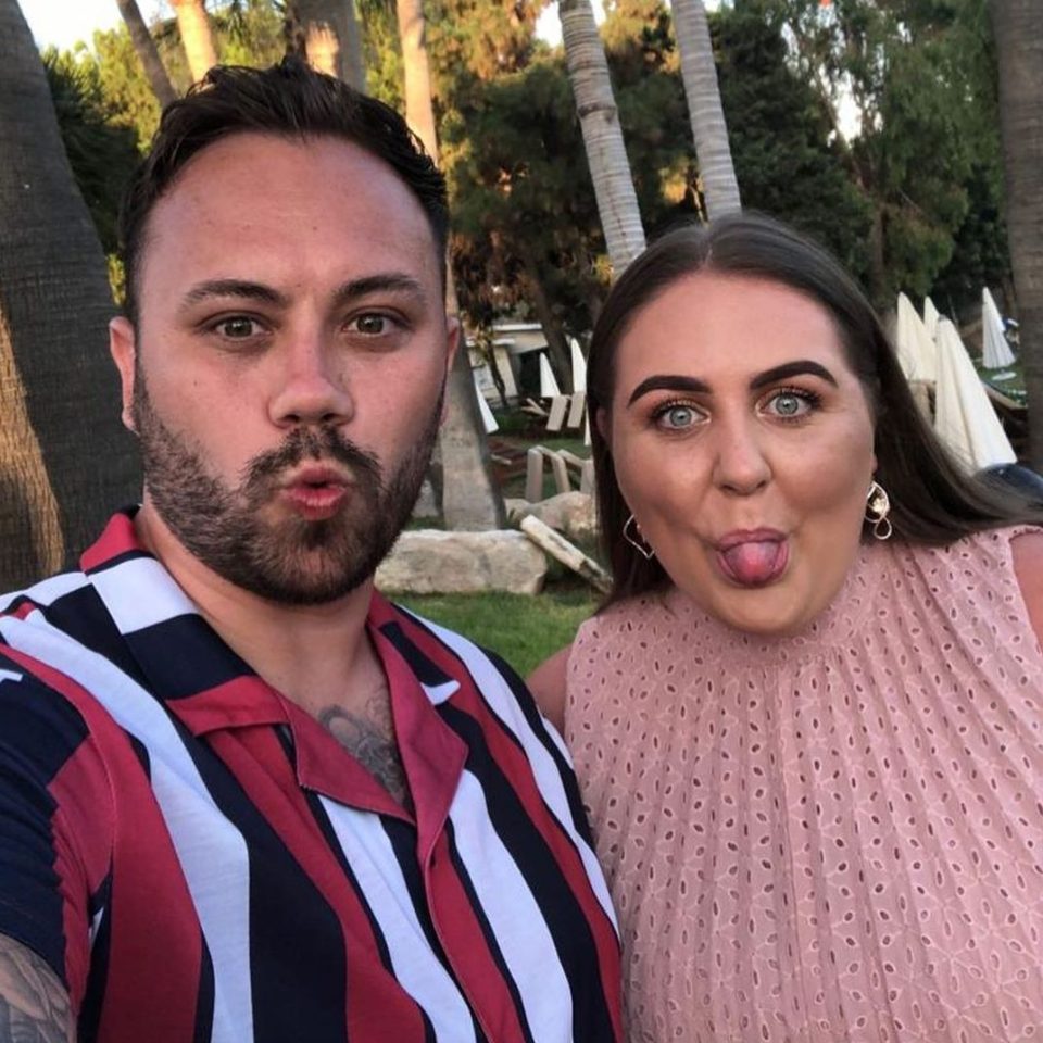  The star is on holiday with her boyfriend Lewis