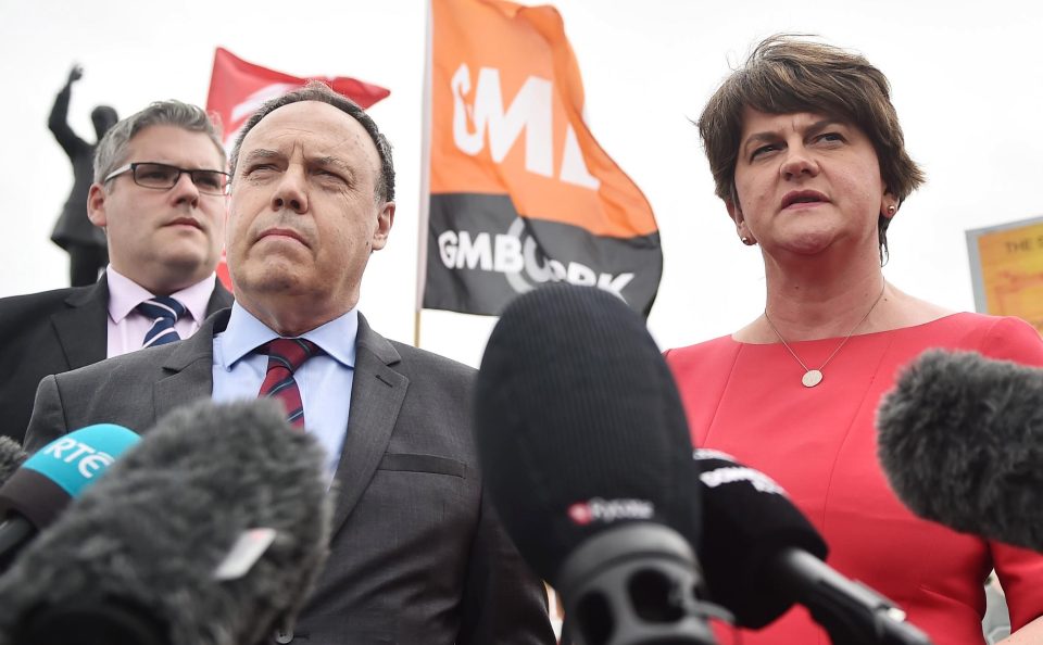  Arlene Foster said Boris had rejected demands for a border poll in Ireland