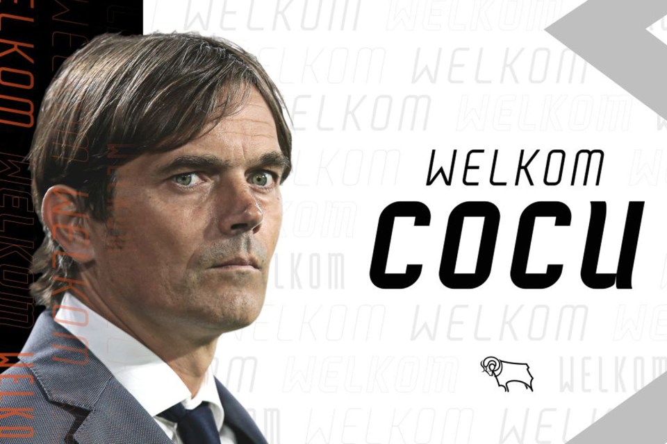  Phillip Cocu is the new Derby manager to replace Chelsea boss Frank Lampard