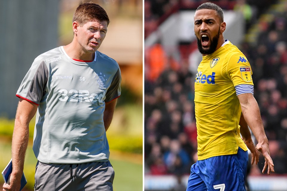  Steven Gerrard wants to bring Leeds striker Kemar Roofe to Rangers in a £5m deal