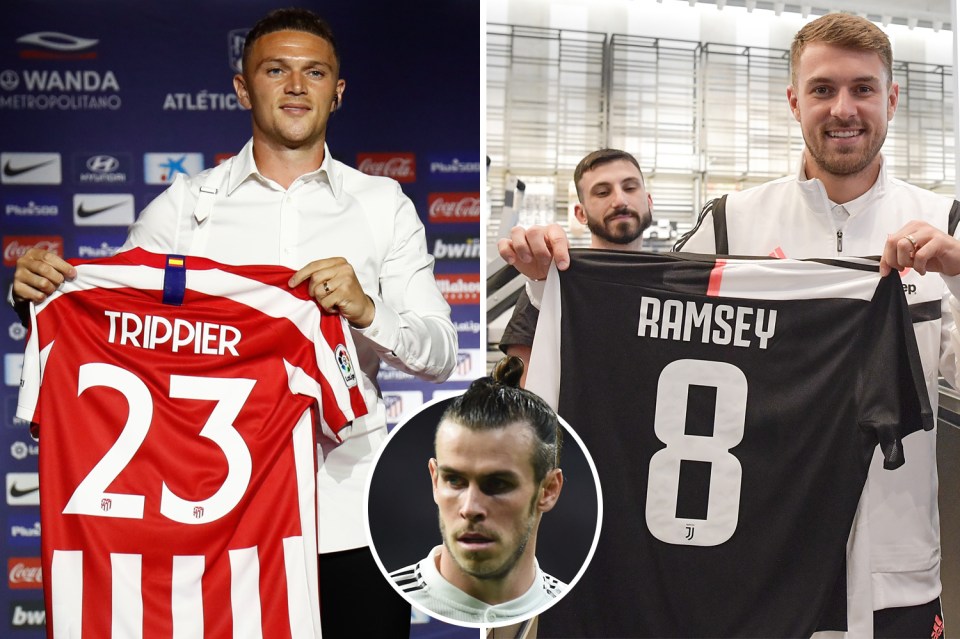  Kieran Trippier and Aaron Ramsey have both left North London this summer