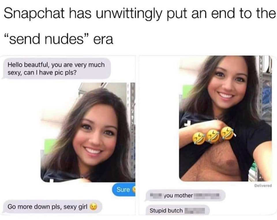  This girl used a Snapchat filter to confuse the man she was talking to - who sounded like a real charmer