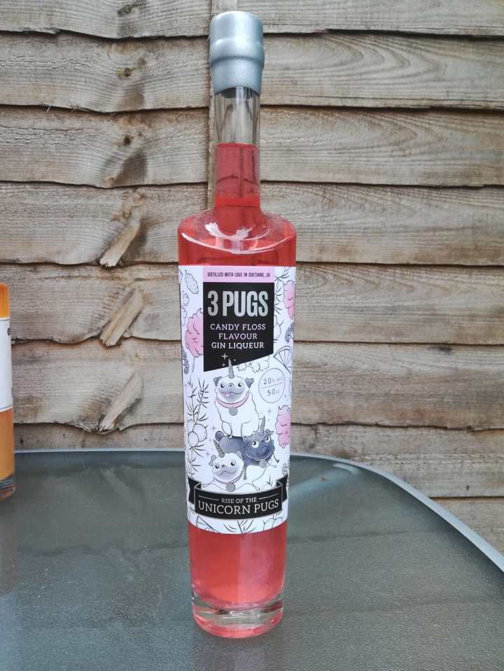  3 Pugs candyfloss and unicorn pugs flavoured drink is the most expensive in the comparison