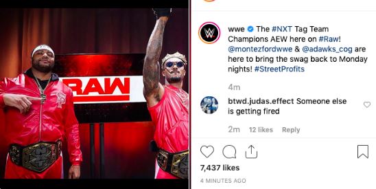  Fans joked 'someone is getting fired' after a WWE blunder on social media