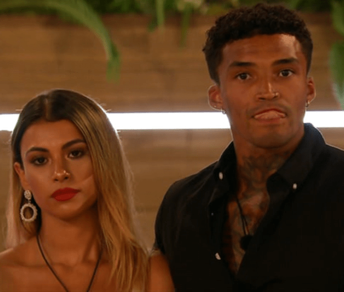  Joanna and Michael fail to raise a smile as they see furious Amber walking towards them