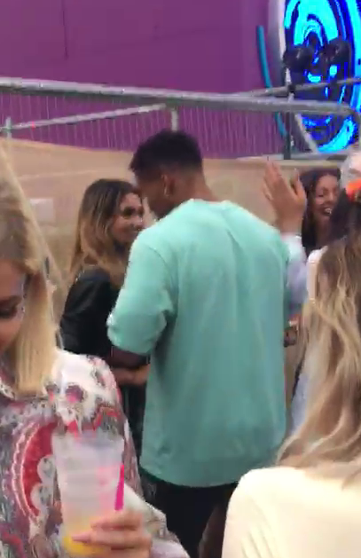  Love Island's Michael Griffiths and Joanna Chimonides are back on after they were spotted kissing at a London music festival