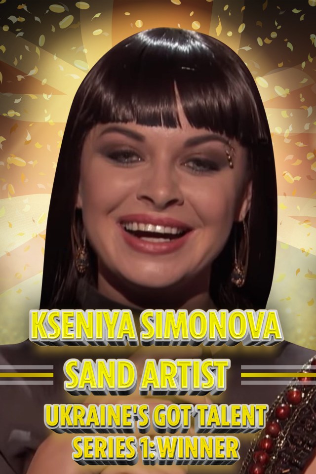  Kseniya Simonova is an internationally acclaimed sand artist