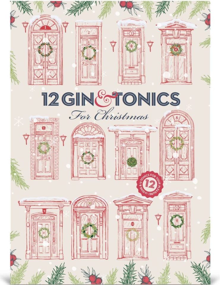  B&M has launched an advent calendar with 12 bottles of gin and tonic