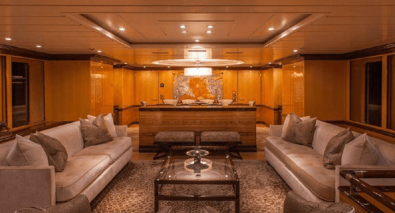  There's a working bar inside the vessel