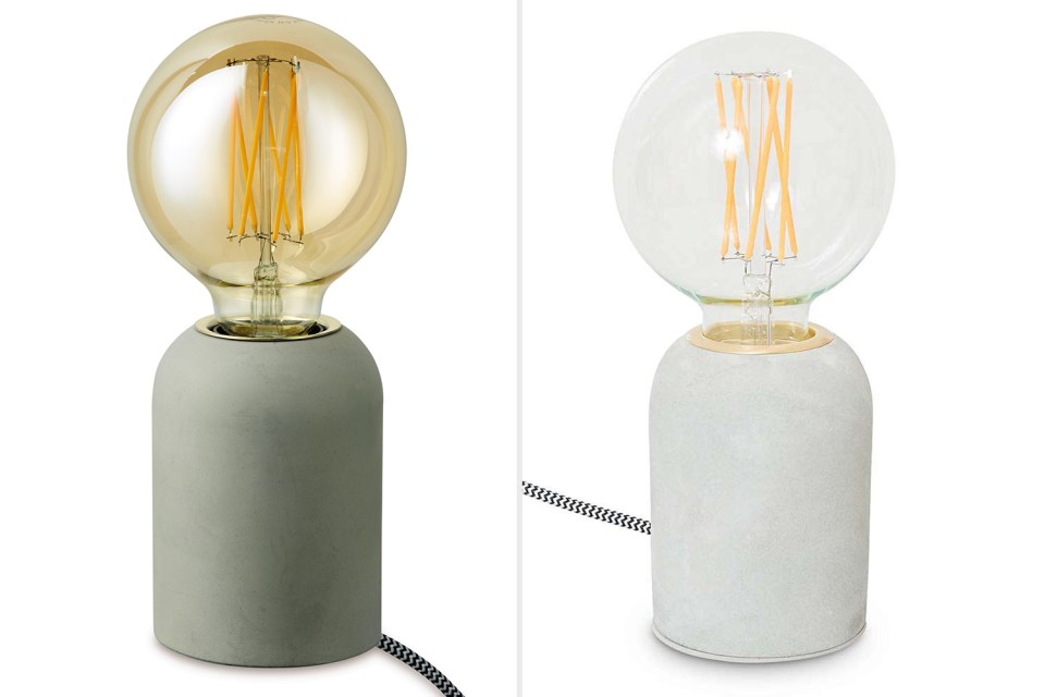  We're struggling to spot the Aldi lamp from the Oliver Bonas one