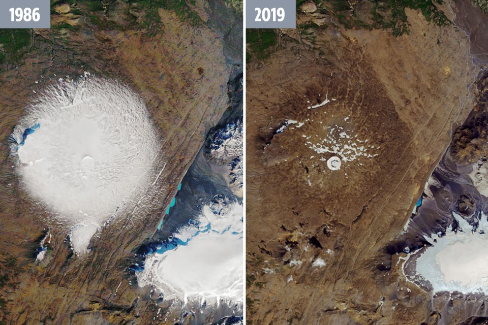  The famous Ok glacier has completely disappeared