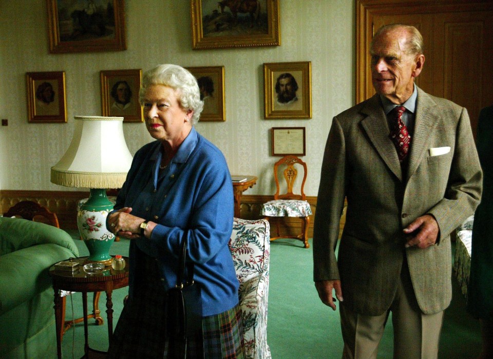 The couple photographed in their Balmoral living room