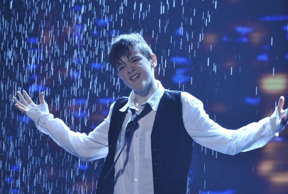  George Sampson’s Singin' in the Rain performance helped him win Britain's Got Talent 2008