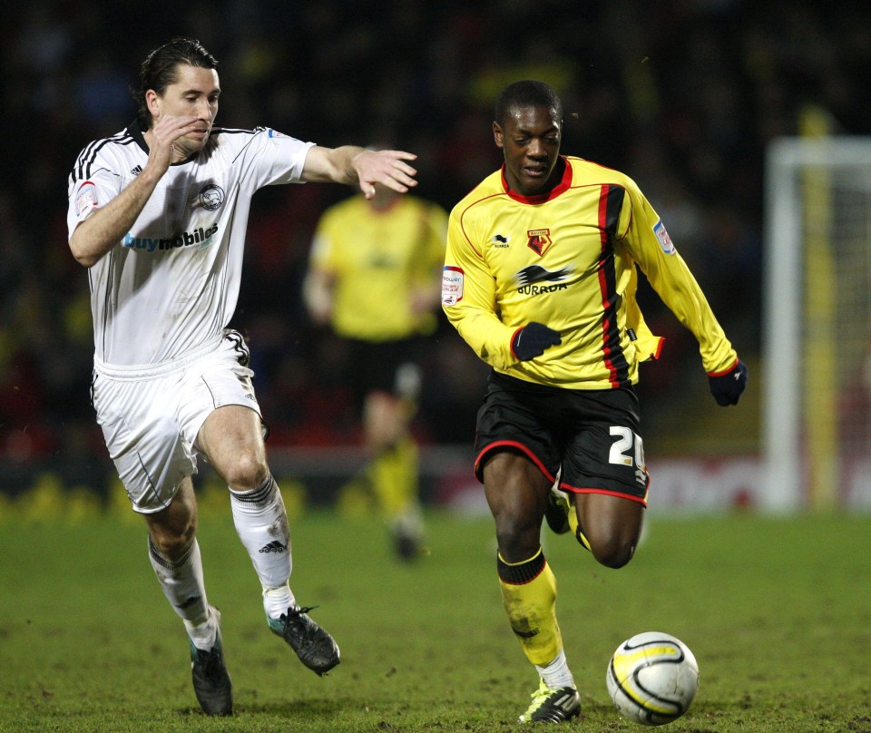 Sordell broke through at Watford in 2009 as a promising young striker