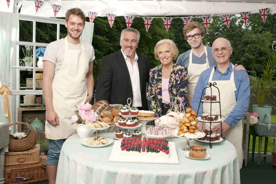 John pictured on Bake Off back in 2012