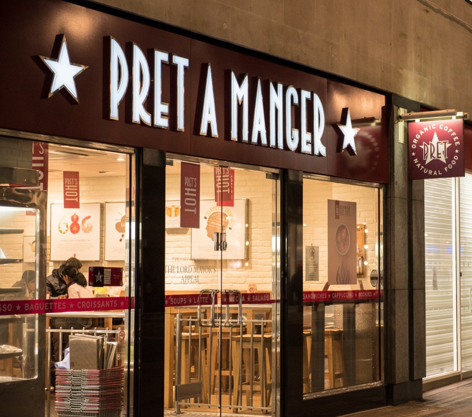  Pret a Manger has 50p off hot drinks when you take in a reusable cup