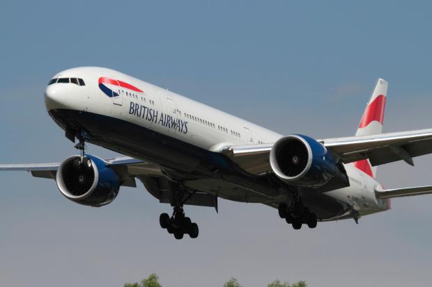 British Airways flight will continue today