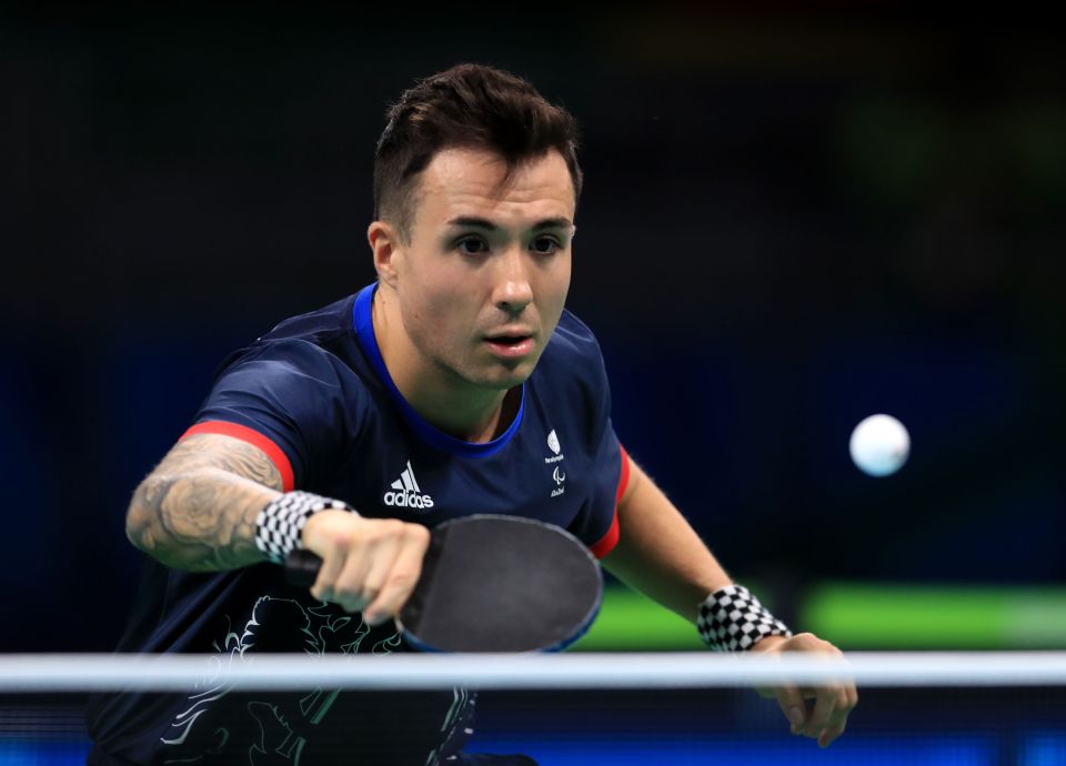 Will Bayley is ranked as the number one table tennis player in the world in his class