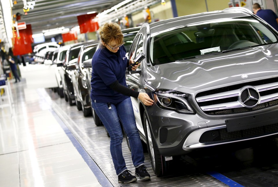 A plunge in car manufacturing in Germany is one of the factors to blame for the country being on the brink of recession