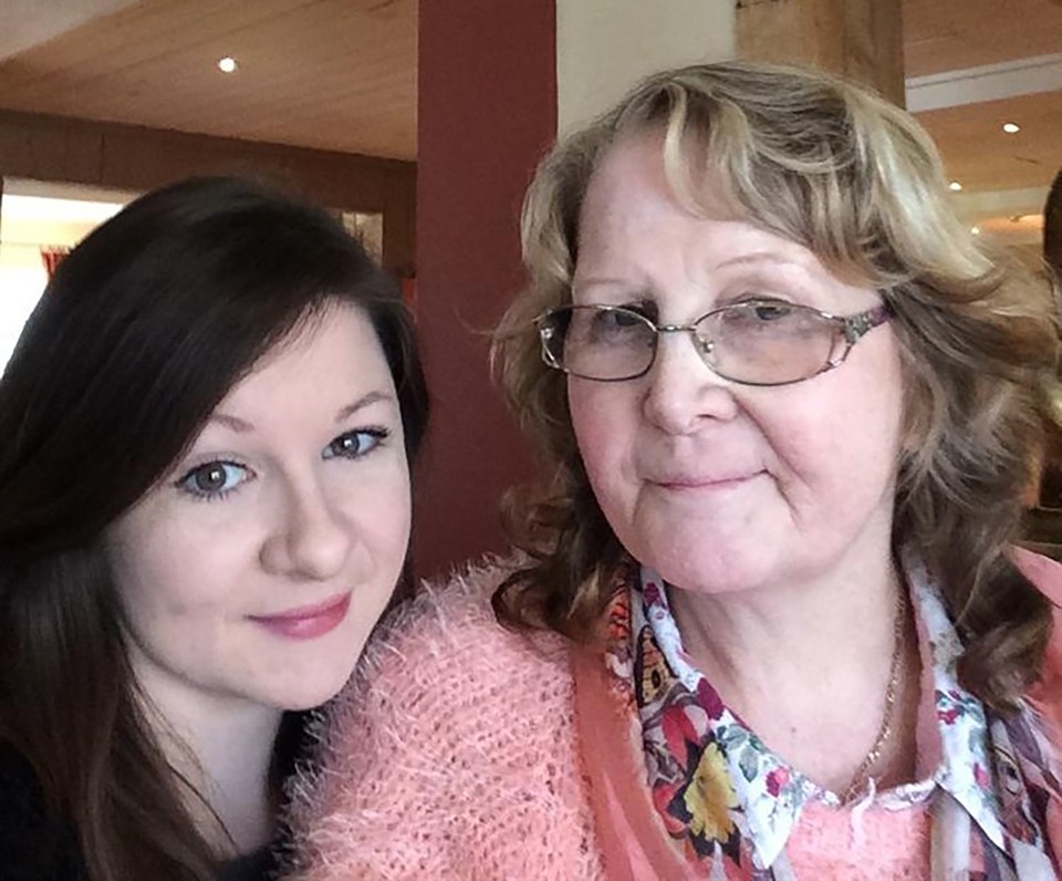  Lauren, with her mum Fiona who died at 55 - three months after doctors discovered she was battling the disease