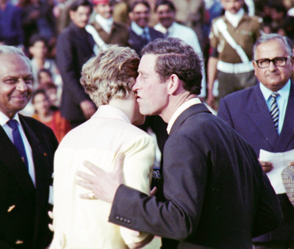  It differs greatly from the famously "awkward" kiss that Charles and Diana shared at a polo event in 1992