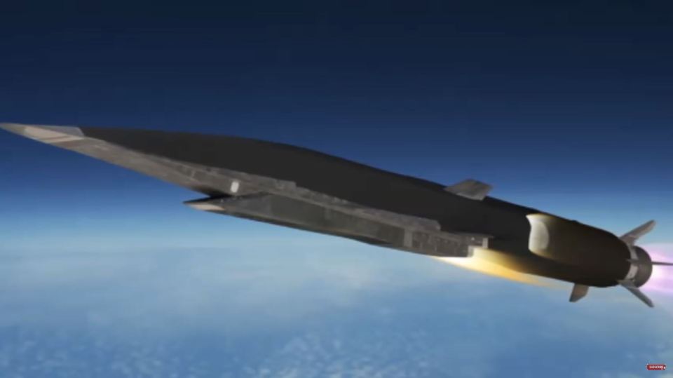  An artist's impression of the Russian Zircon hypersonic cruise missile