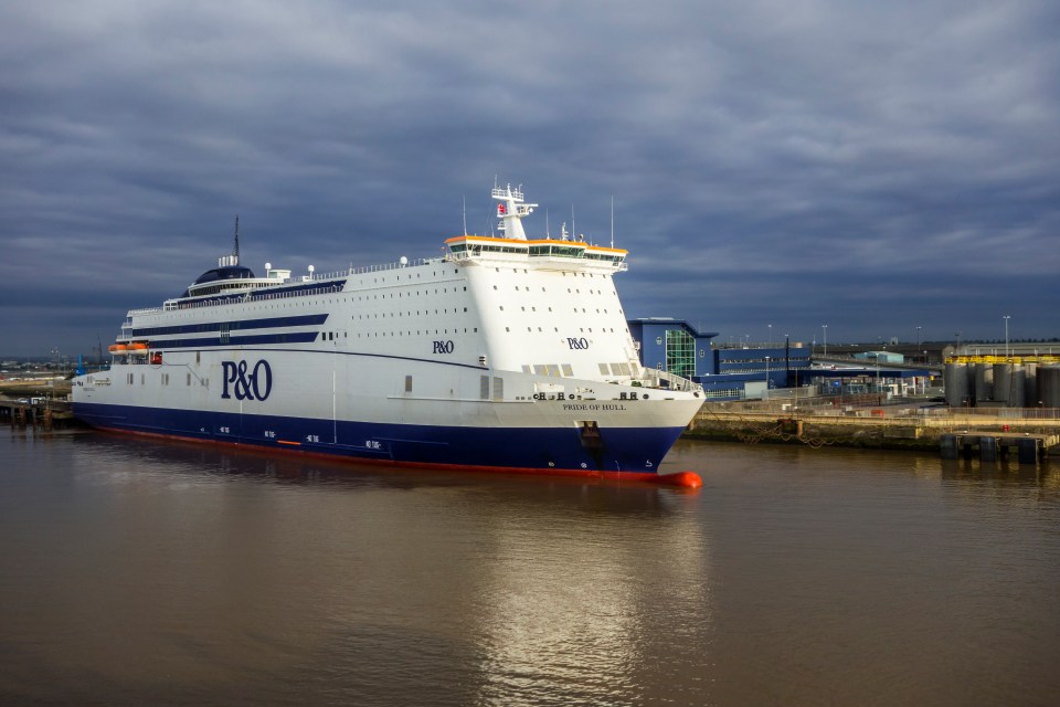  The man's car and belongings were left abandoned on the ferry