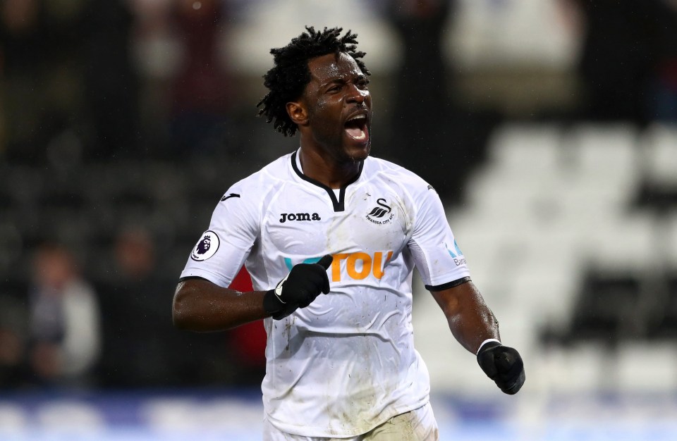 Bony has had two spells with Swansea in his career