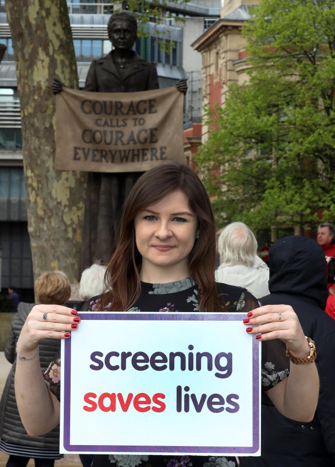  Lauren delivered her petition to the Department of Health in April last year complete with hundreds of thousands of signatures