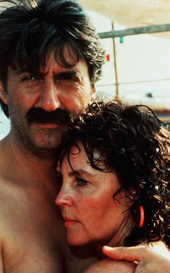  Shirley has a steamy fling with Costas, the owner of a nearby taverna, in the film