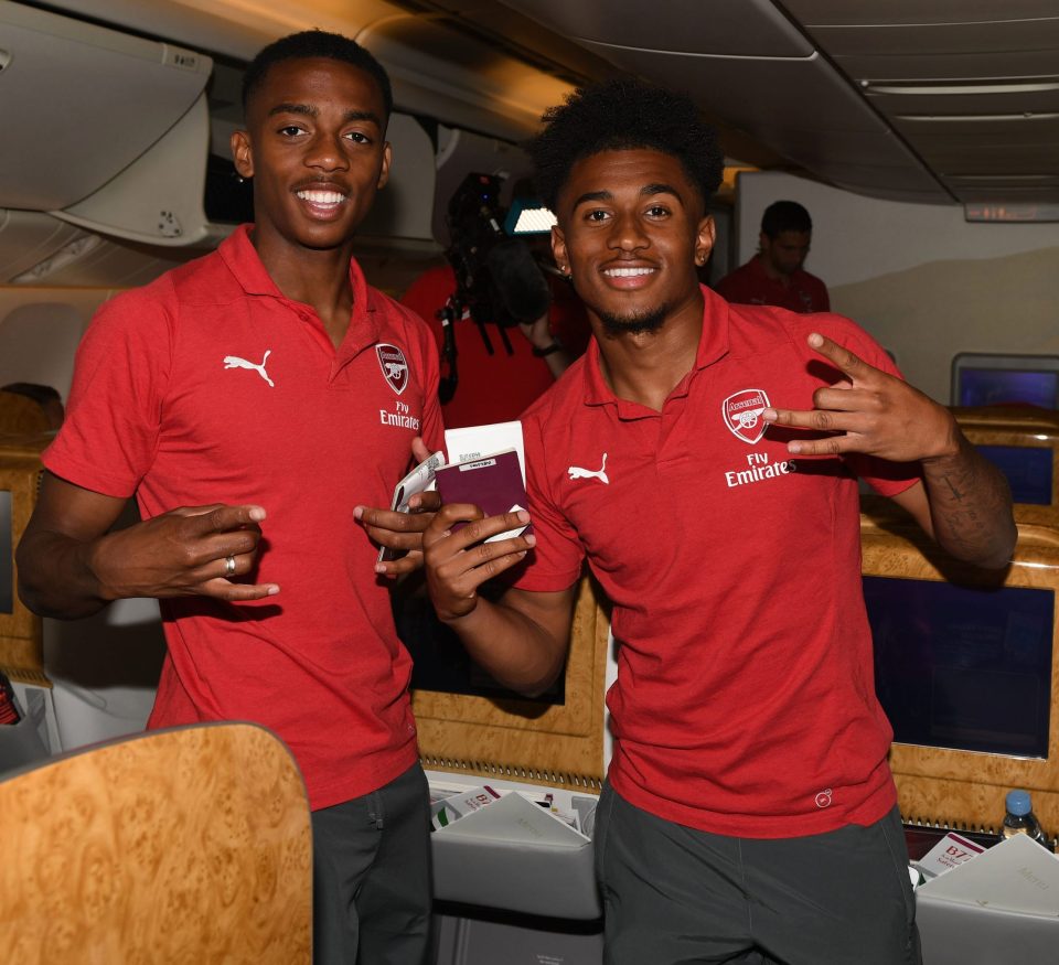  Joe Willock and Reiss Nelson are just two of the current crop of Arsenal wonderkids starring in the first team today