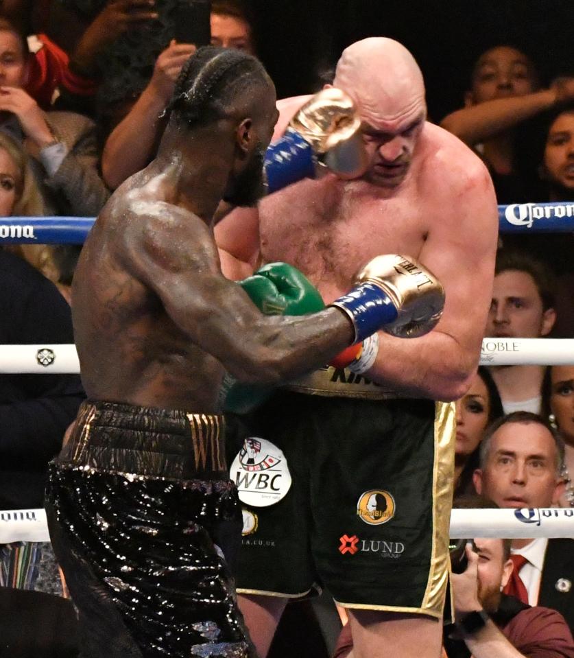  Tyson Fury was sent crashing to the canvas in the 12th round over his WBC Title fight with Deontay Wilder