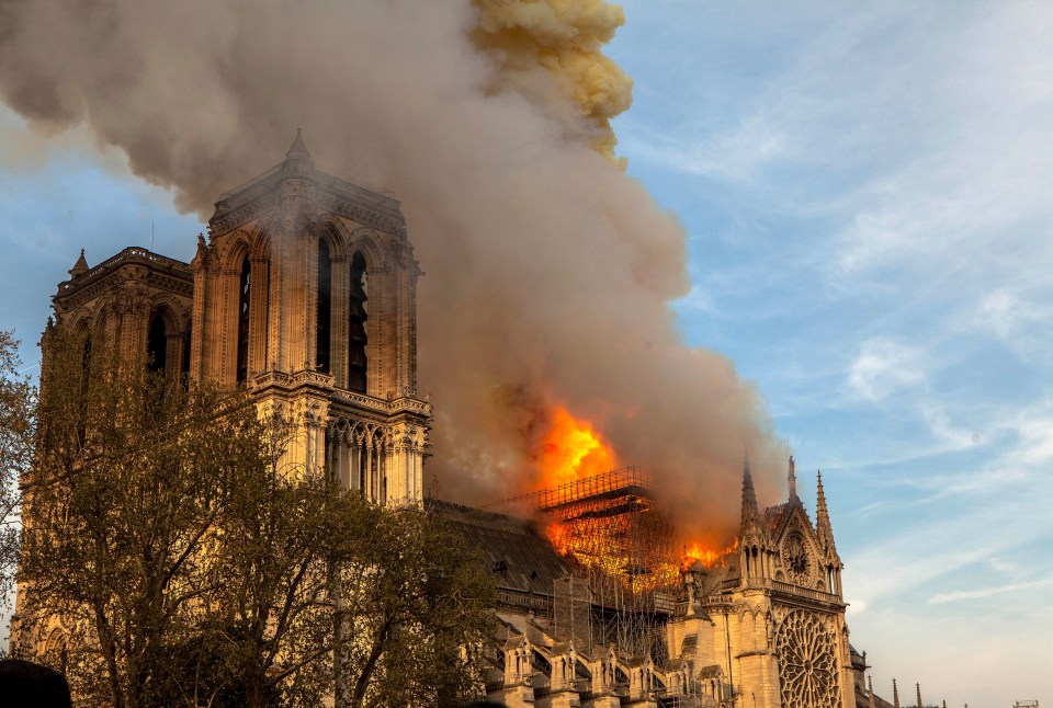  President Emmanuel Macron has promised Notre-Dame will be rebuilt within five years