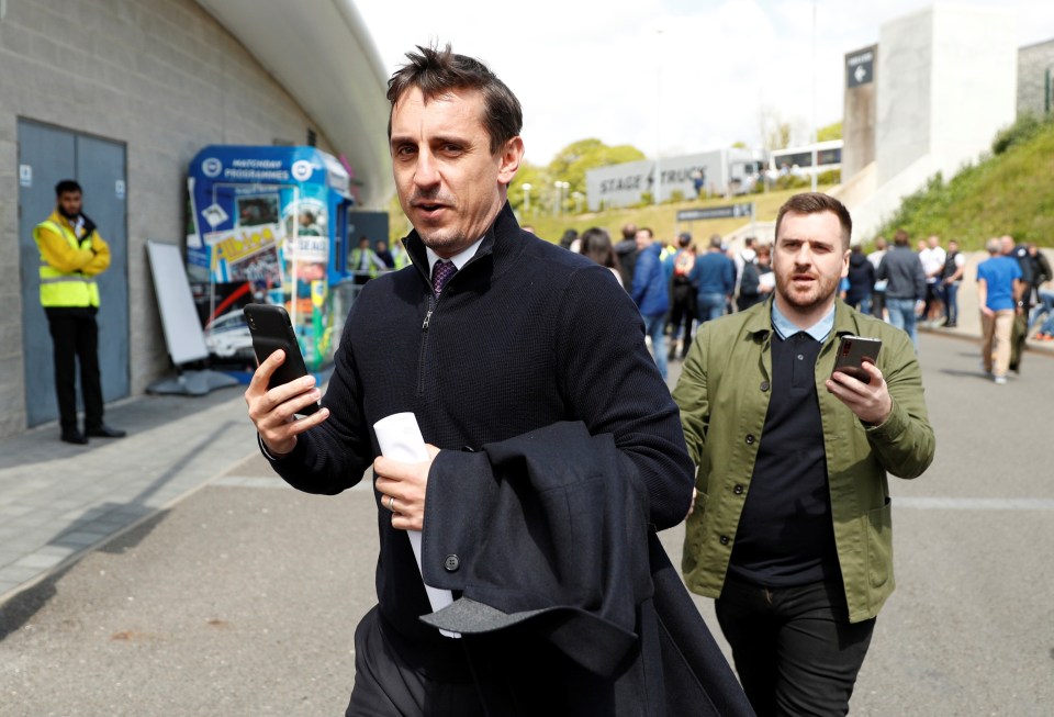  Gary Neville is looking for a new training ground for his Salford City side