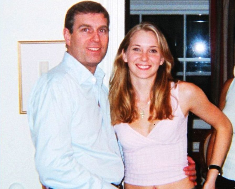  Prince Andrew and Virginia Roberts during a visit she made to London with Epstein