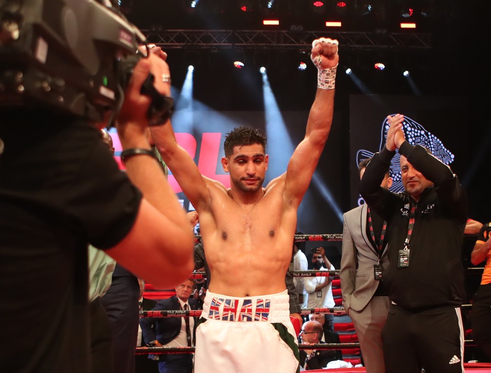  Amir Khan beat Billy Dib at the King Abdullah Sports City Stadium in Jeddah, Saudi Arabia in July