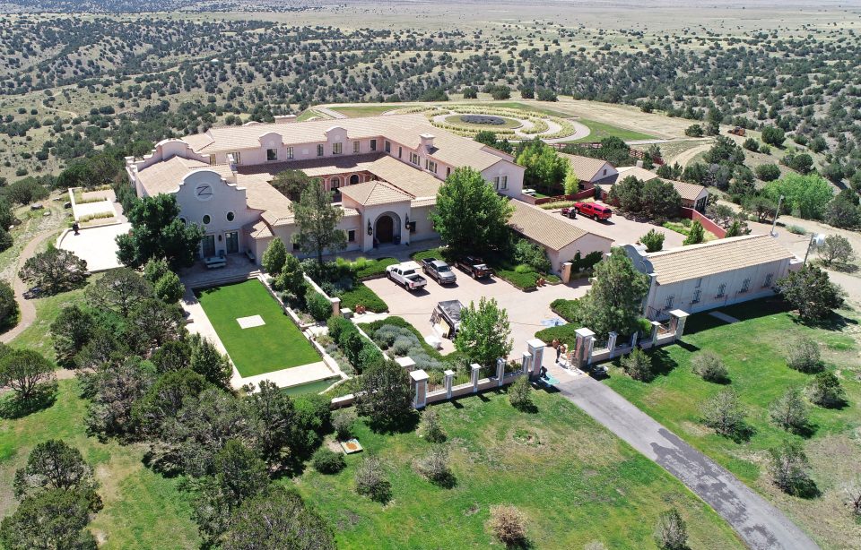  Epstein's 33,000 sq ft New Mexico ranch, which he reportedly wanted to transform into a baby-making factory