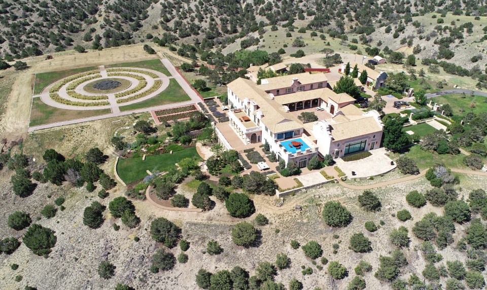 Epstein’s Zorro Ranch near Santa Fe, New Mexico, where Epstein wanted up to 20 women at a time to be pregnant with his child, it’s claimed