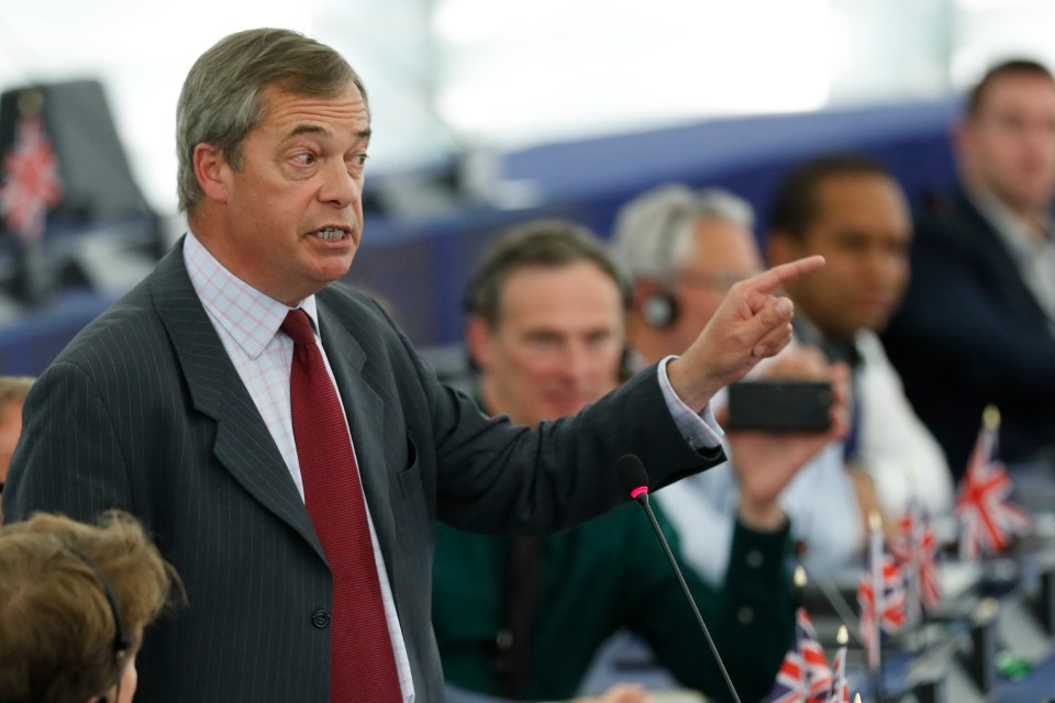  Nigel Farage has urged Boris Johnson to do a deal with his Brexit party