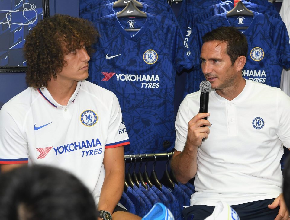  David Luiz decided to try and leave after a chat with frank Lampard