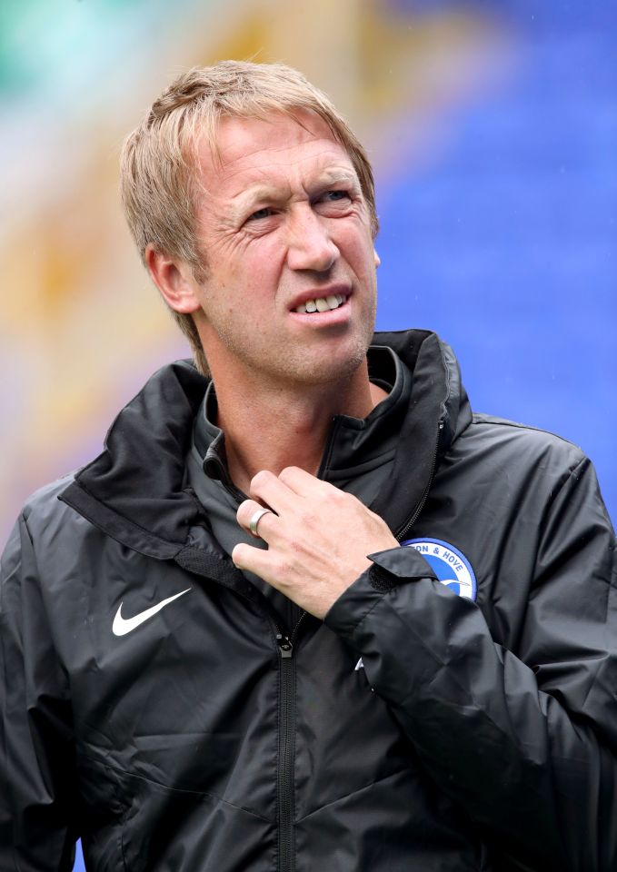  Graham Potter will need a miracle to keep Brighton up