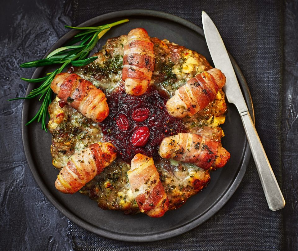  Tesco's pigs in blankets stuffing wreath will be available this year