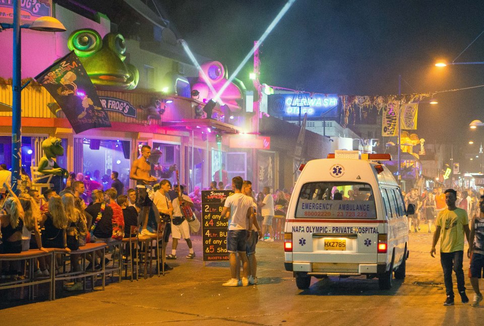  Ayia Napa is a party spot popular with Brit tourists