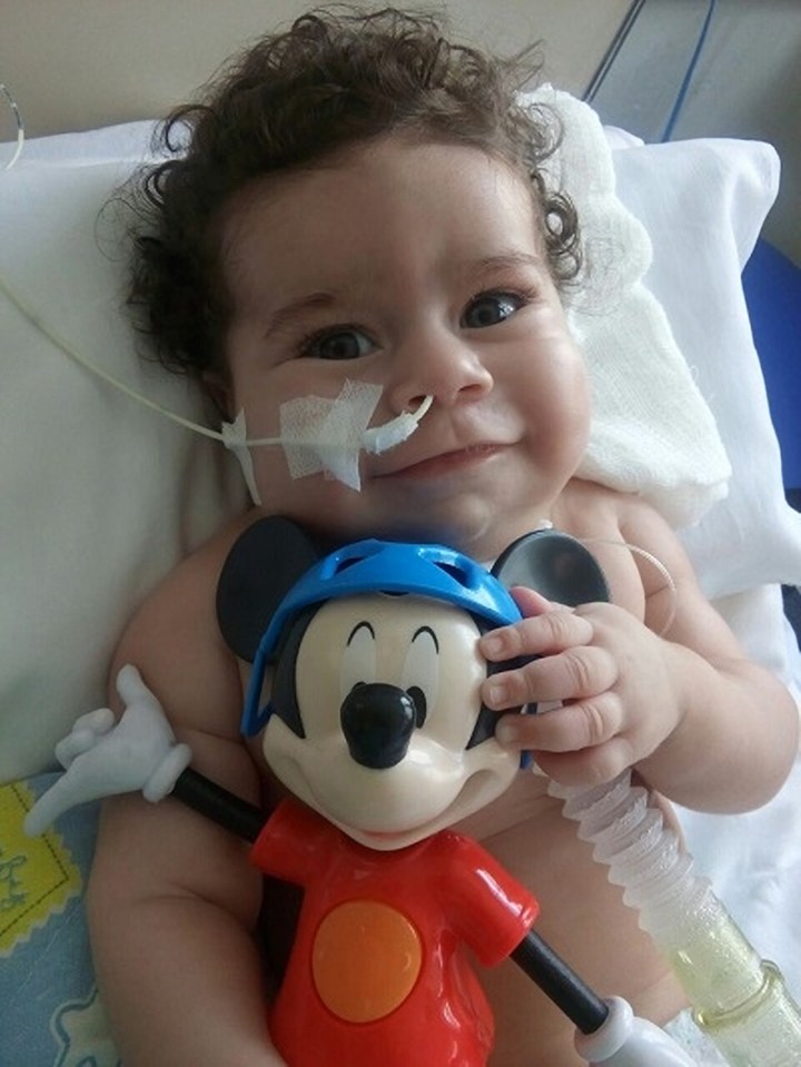  The 19-month-old João Miguel has Spinal Muscular Atrophy