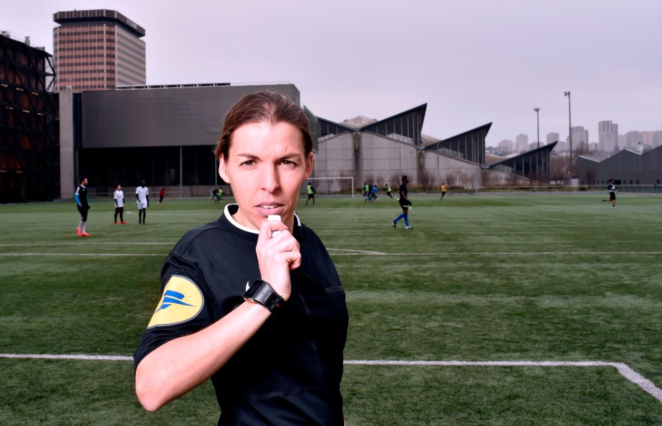 Stephanie Frappart is a French referee who has become a trailblazer in the men's game