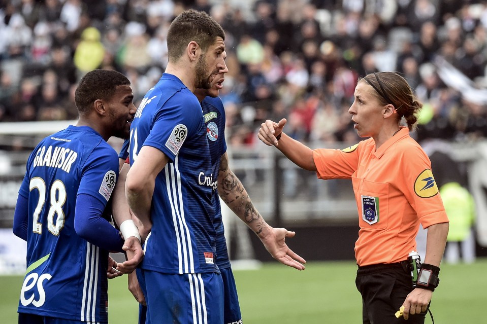 Frappart took charge of her first Ligue 1 game in April 