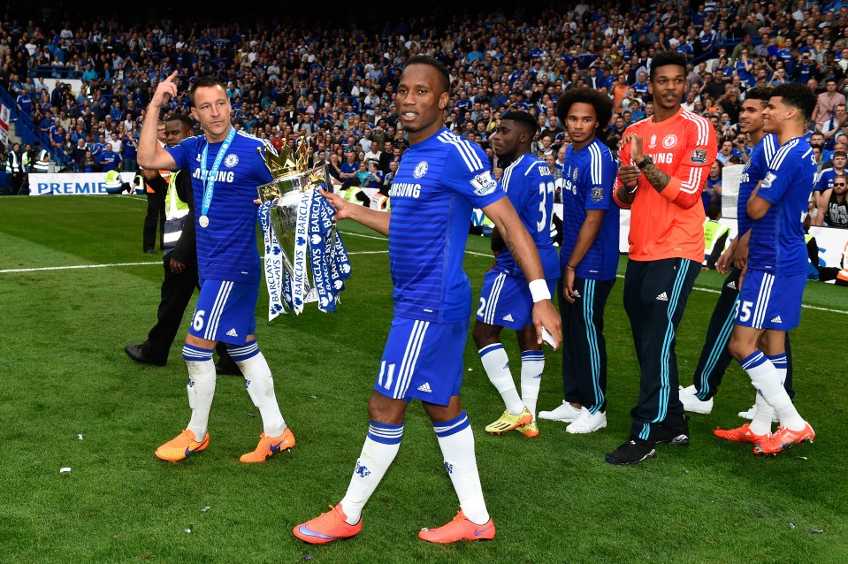  Long gone are the days of leaders John Terry and Didier Drogba