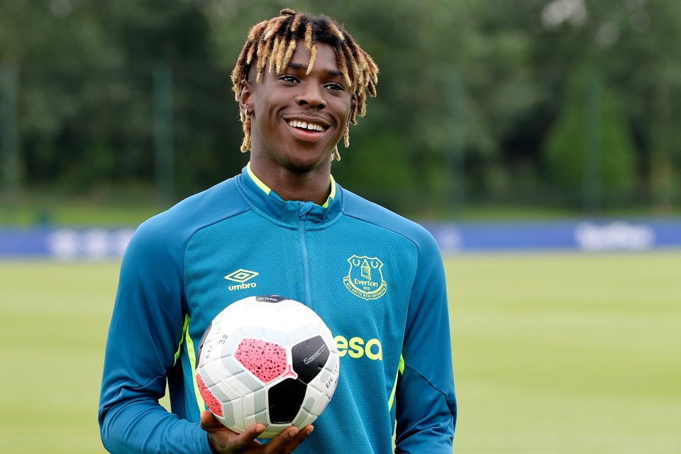  Kean has signed a five-year contract at Goodison Park