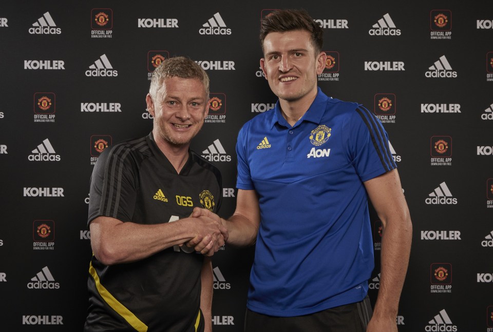 Manchester United boss Ole Gunnar Solskjaer has completed the £85m signing of Harry Maguire